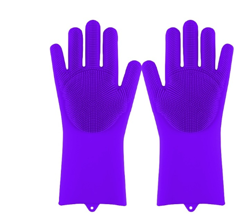 Silicon Heat Resistant Scrubbing Gloves