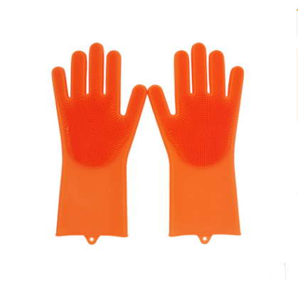 Silicon Heat Resistant Scrubbing Gloves