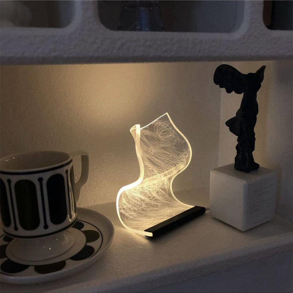 Warm Wave Bedside Lamp