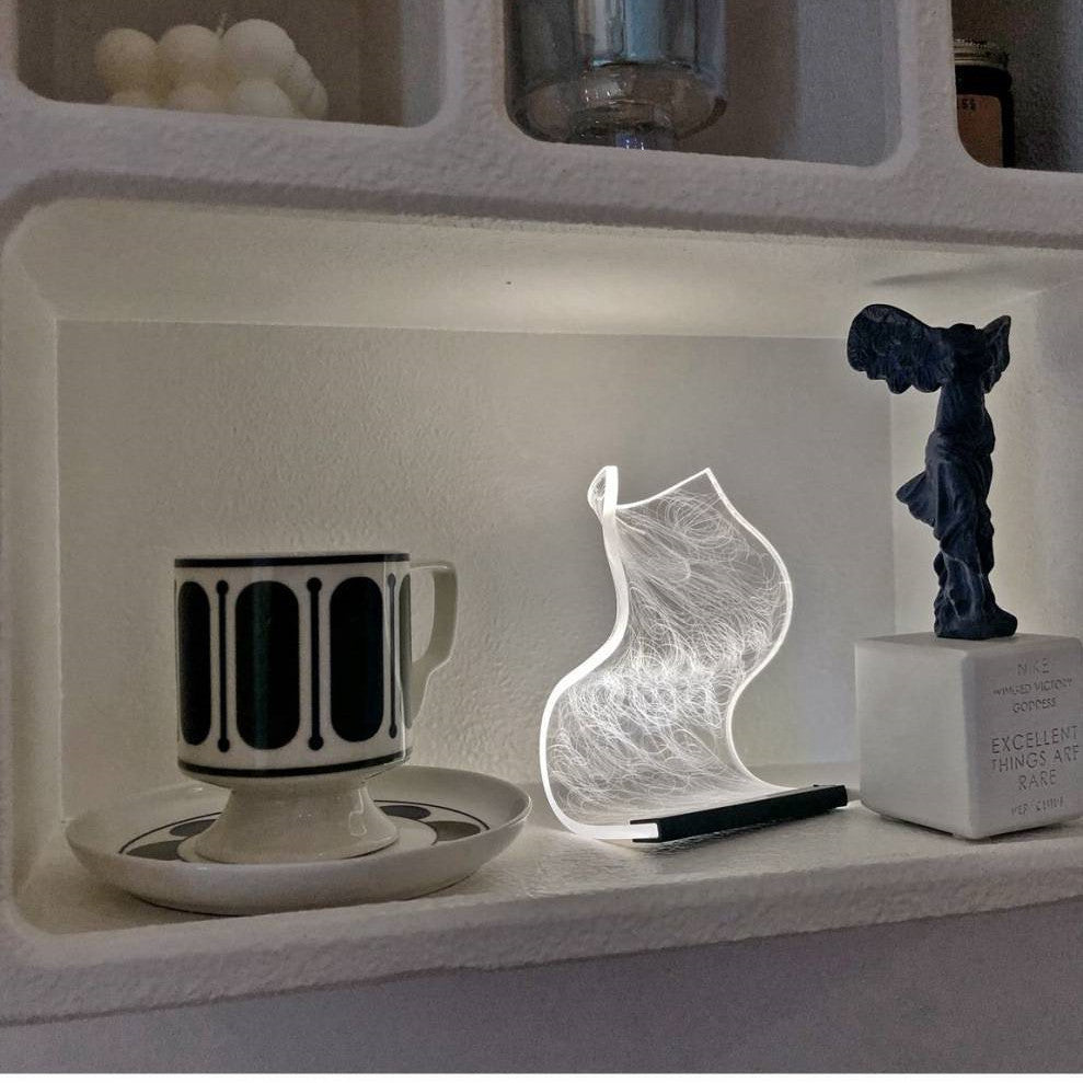 Warm Wave Bedside Lamp