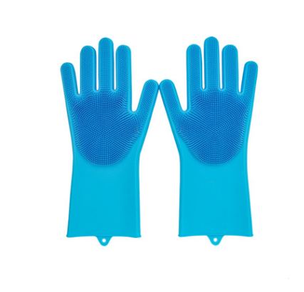 Silicon Heat Resistant Scrubbing Gloves