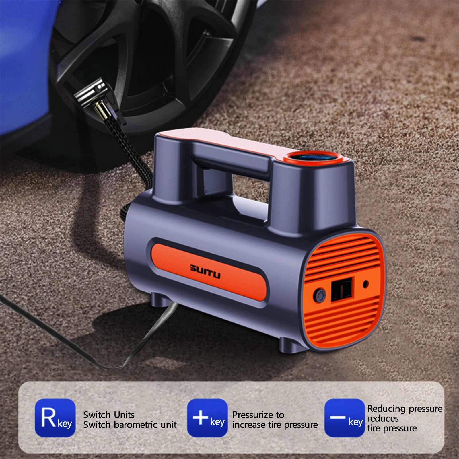 Electric DC Auto Tire Pump