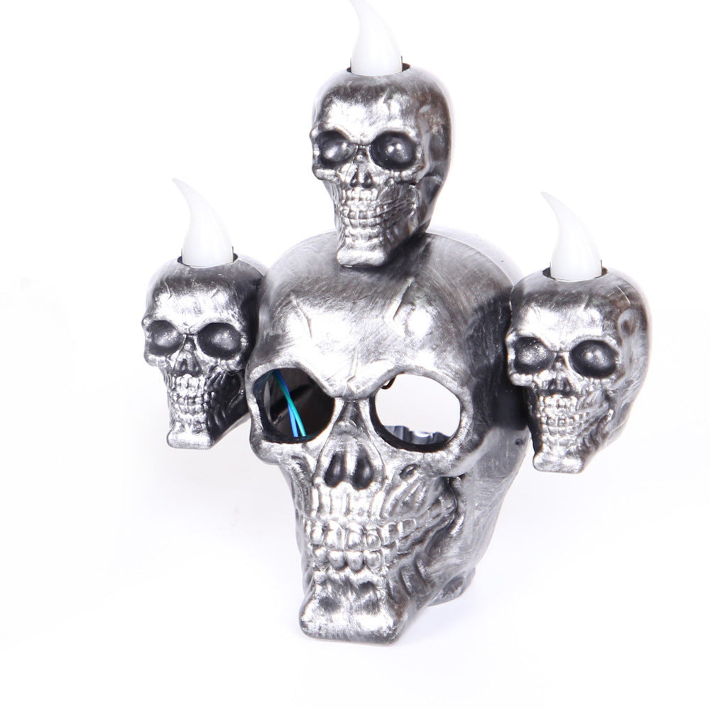 Halloween Decorative Skull Ornaments With Lights