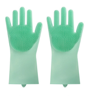 Silicon Heat Resistant Scrubbing Gloves