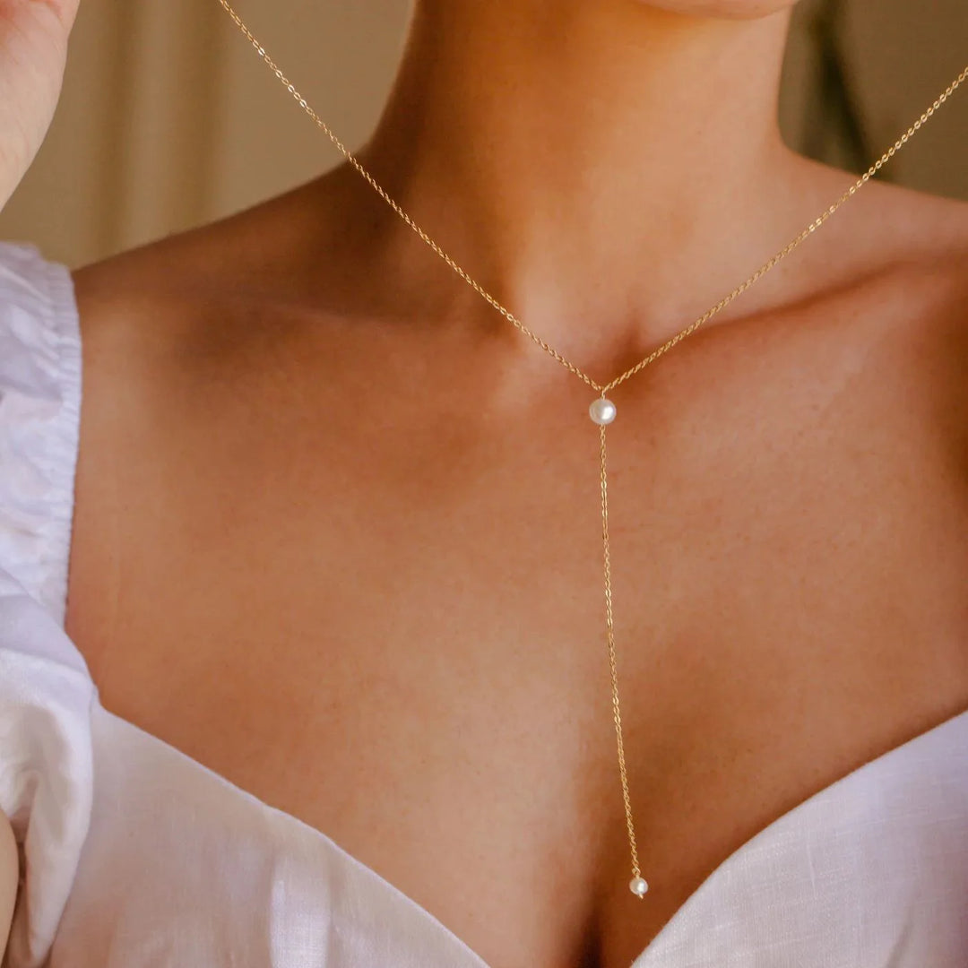 Dropleti Pearl Necklace - House of Modoe