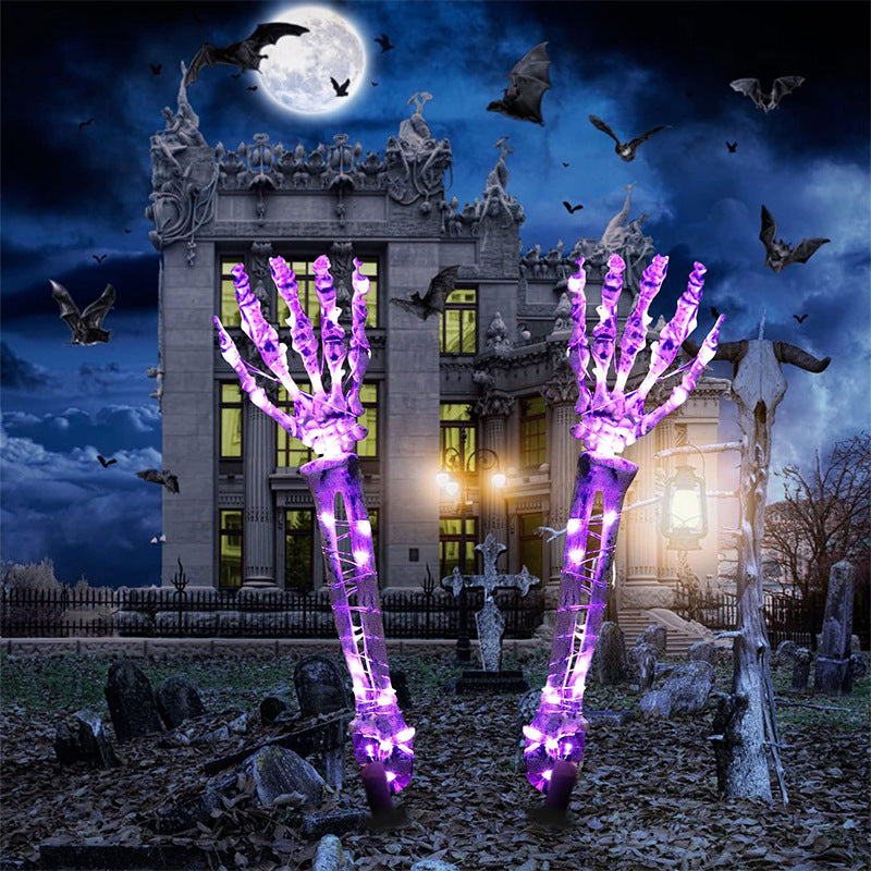 Halloween LED Scary Skeleton Arms and Face