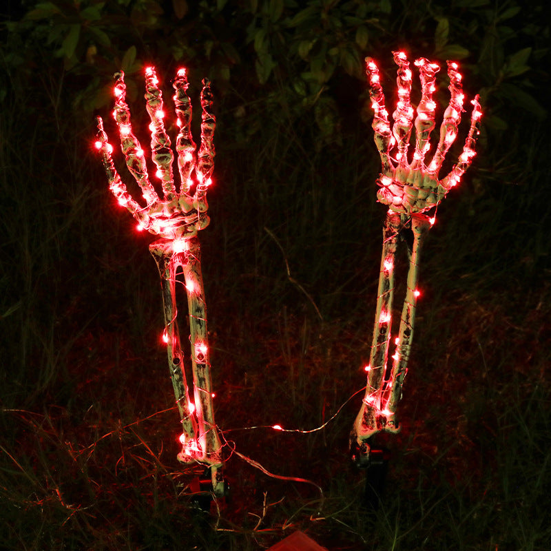 Halloween LED Scary Skeleton Arms and Face