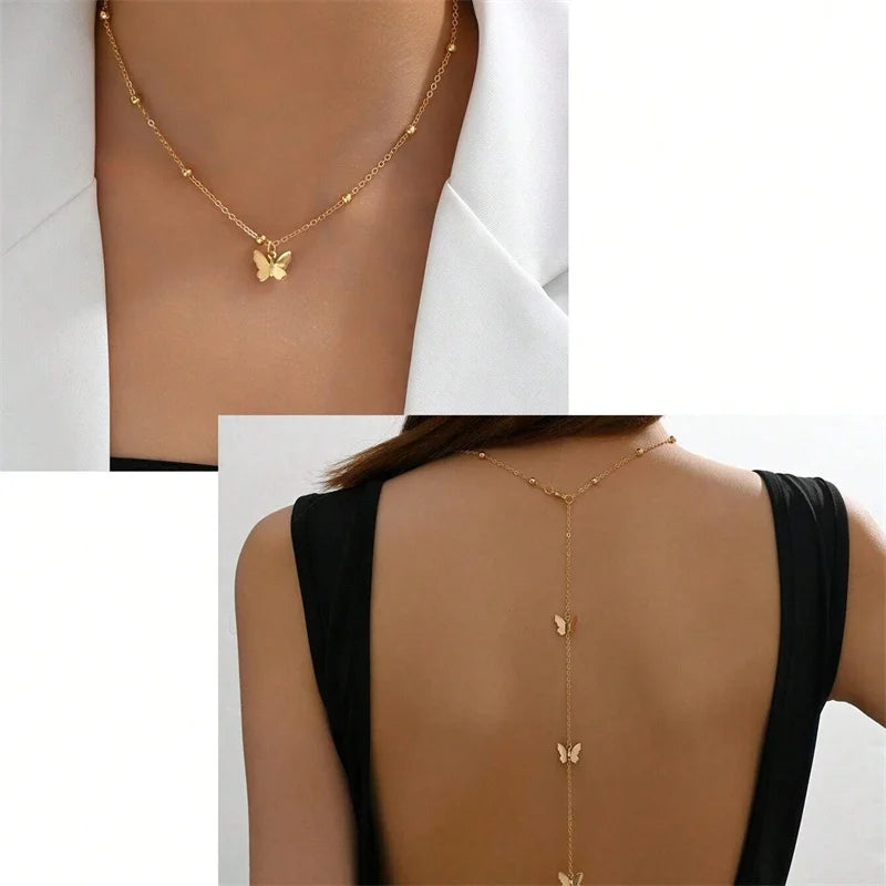Bijoux pour le dos Papillon Duo de Juin