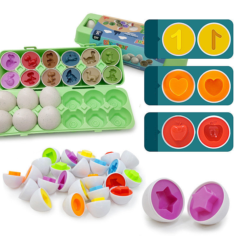 Montessori Geometric Eggs