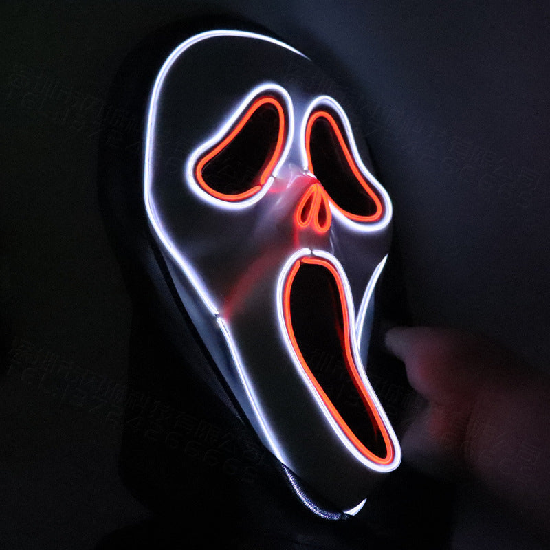 LED Glowing Screaming Mask